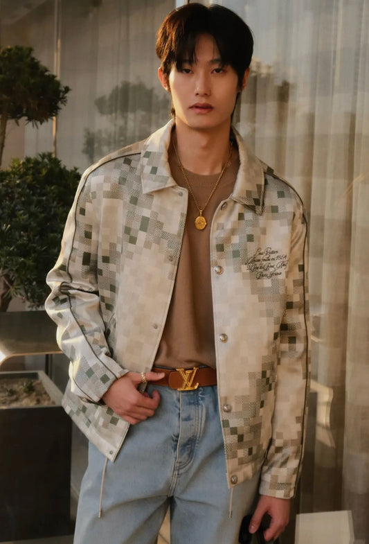Louis Vuitton Pixelated Monogram Graphic Jacket