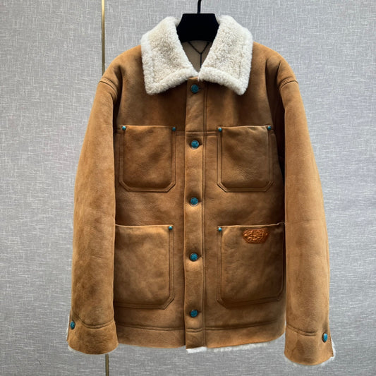 Louis Vuitton Shearling Workwear Jacket
