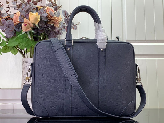Executive Navy Briefcase Bag