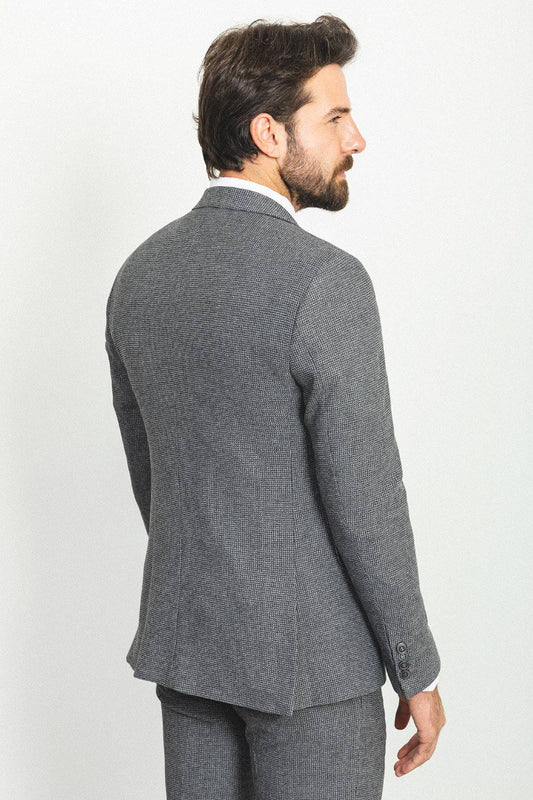 Silver Executive Double Breasted Suit