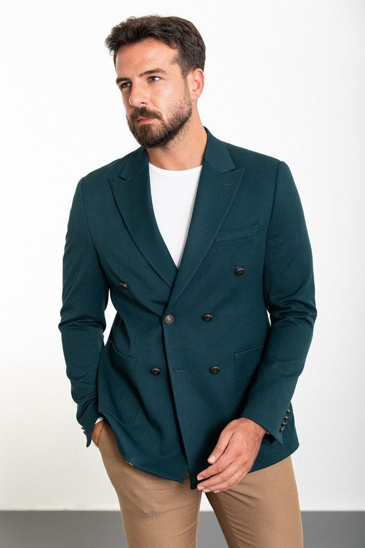 Petrol Blue Monarch Blazer